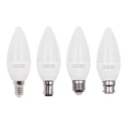 Светодиодные лампы-свечи 3 Вт5 Вт E27 E14 B15 B22, светодиодная лампа для канделябра, светодиодсветильник лампа, лампы для люстры без диммирования