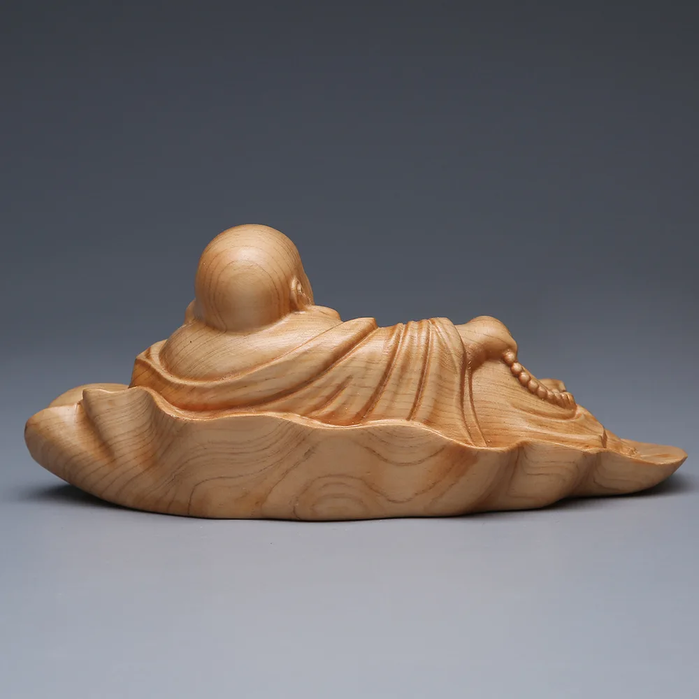 Резная деревянная декорация искусственное украшение для дома китайская Будда