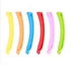 10 шт.лот 8 видов цветов DIY пластиковая заколка для волос оптом, цветная большая Заколка-банан, вертикальная заколка, зажим для слов, зажим для хвоста