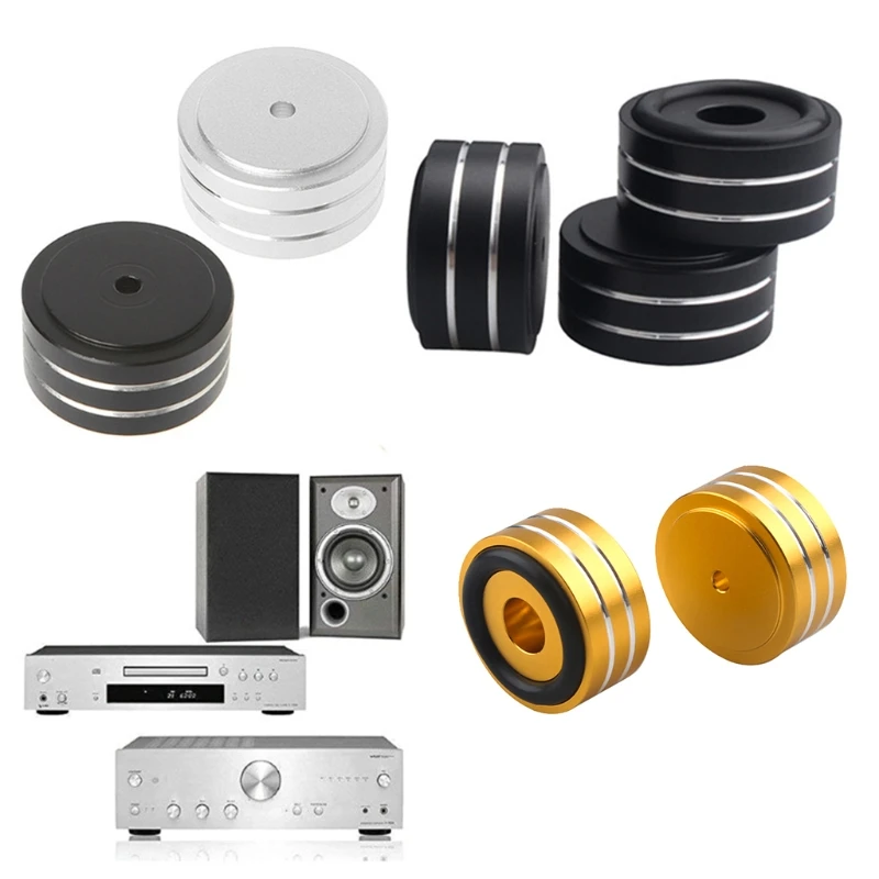 

4Pcs 40*20mm Speaker Spikes Foot Pads Active Speakers Case Shock Speaker Repair Parts Accessories DIY For Home Theater H9EB