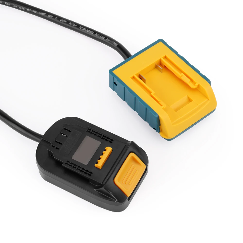 For Makita Battery Adapter Extension Cord Tools Portable Battery Extension Cable For DEWALT 18v 20v max Weight Reducer
