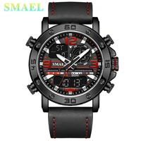 luxury quartz watch for men watches smael top luxury brand chronograph waterproof watch date sports clock male relogio masculino