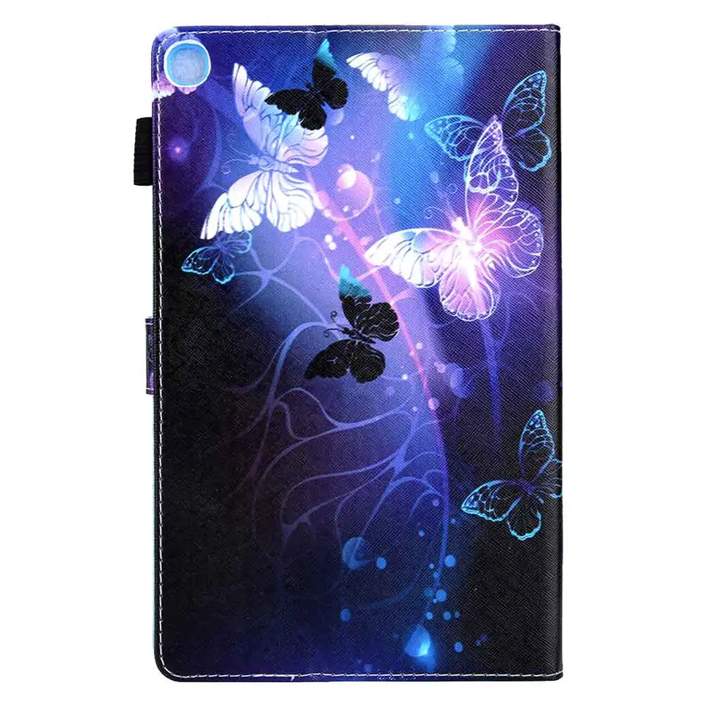 Противоударный чехол с принтом для Samsung Galaxy Tab A 8," дюймов S-Pen SM-T290 SM-T295 чехол для планшета кожаный флип чехол-подставка
