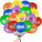 Набор латексных воздушных шаров Cocomelon для мальчиков, 12 дюймов, украшения для дня рождения, Арбузные шары