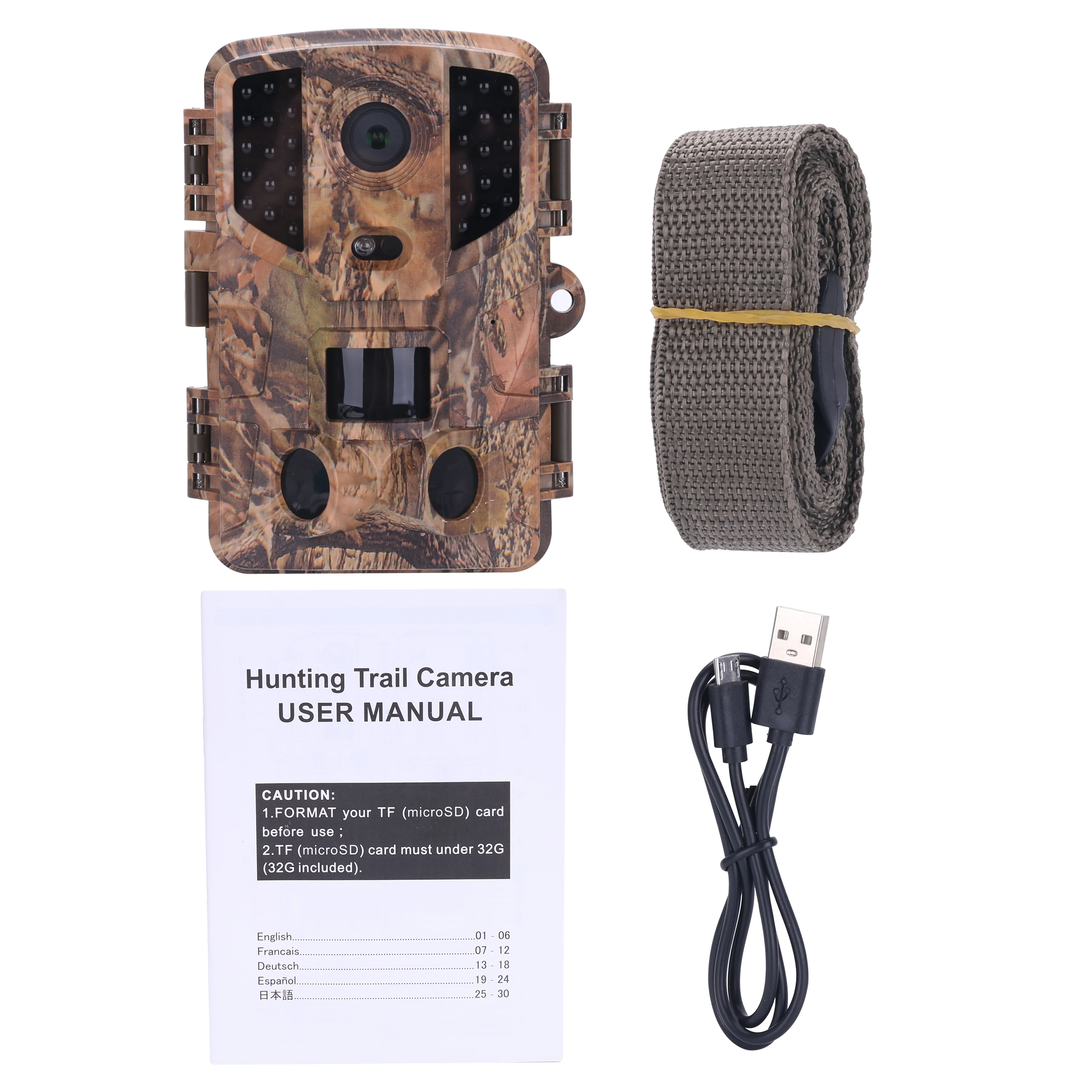 

1080P Wildlife Trail Camera 20MP Infrared Night Vision Device Wild Camera Outdoor Photo Trap For Hunting FS