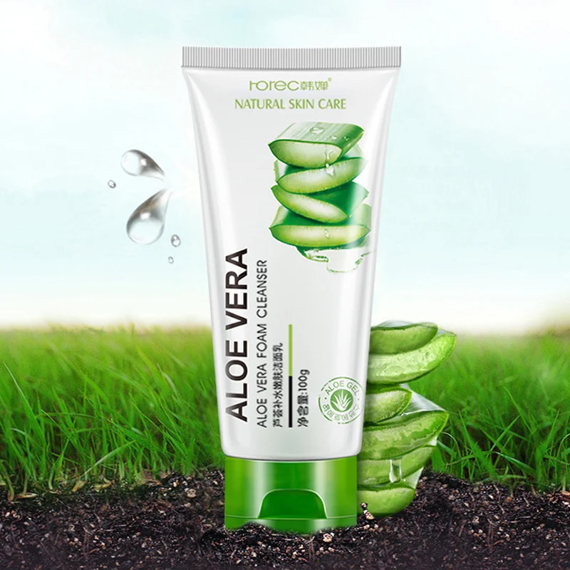 Гель с экстрактом алоэ глубокое очищение пор удаление черных точек уход за кожей