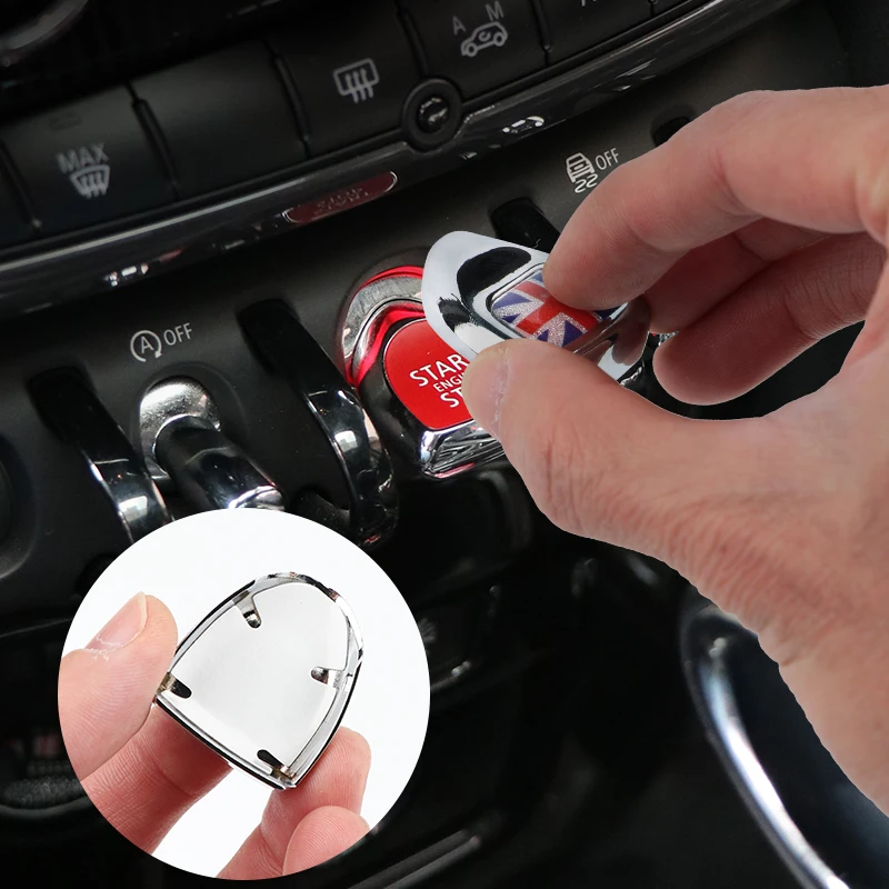 Авто-Стайлинг нажатием одной кнопки машина заводится кнопка наклейка для BMW MINI