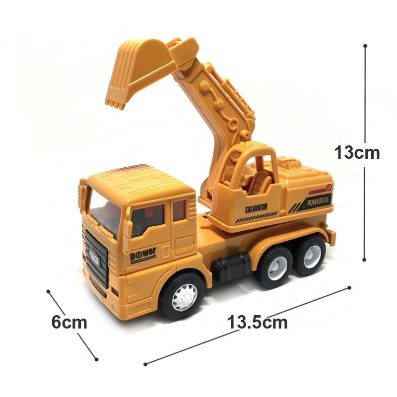 Инженерная Игрушечная машина пластиковая инерционная ручная толчка инженерное