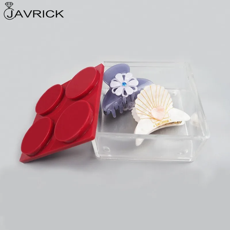 

Handmade Stacking Storage Containers Resin Mold Square Small Box With Lids Stackable Storage Bin Box Resin Casting Molds