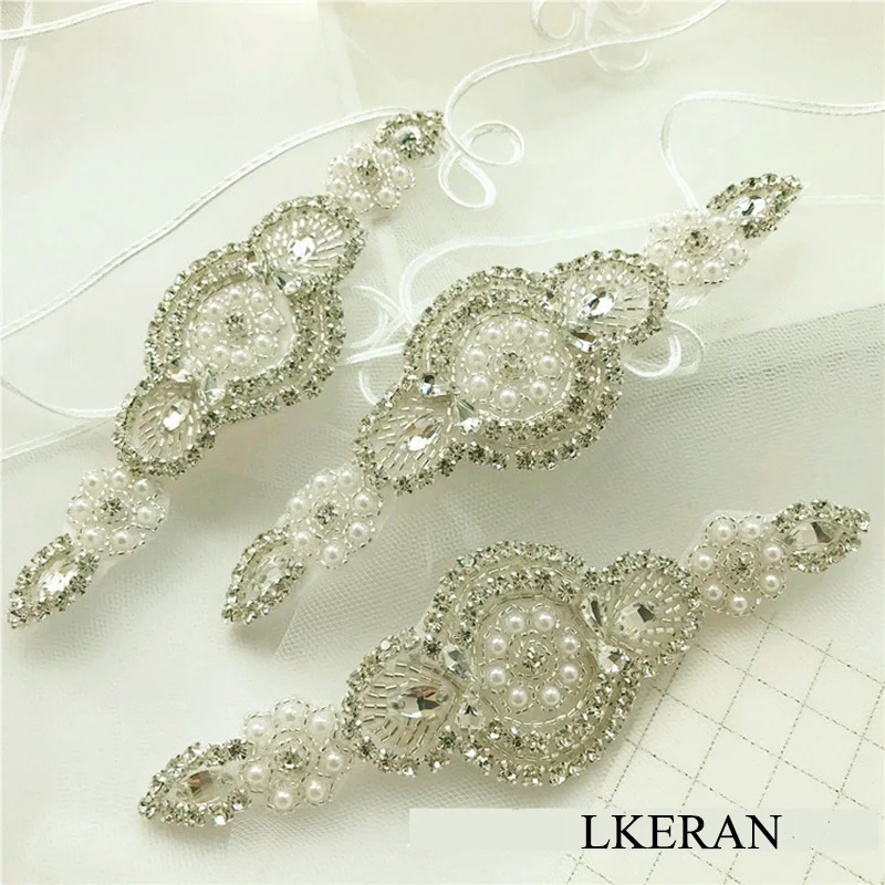 Новый 16 5 см х гламур Стразы для аппликаций 1 шт свадебное платье с поясом пояс