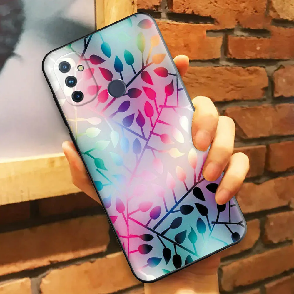 for oneplus n100 case oneplus nord n100 case for one plus nord n100 n 100 silicone tpu soft back cover flowers phone case bumpe free global shipping