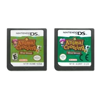 ds video game cartridge console card animal crossing wild world series for nintendo ds