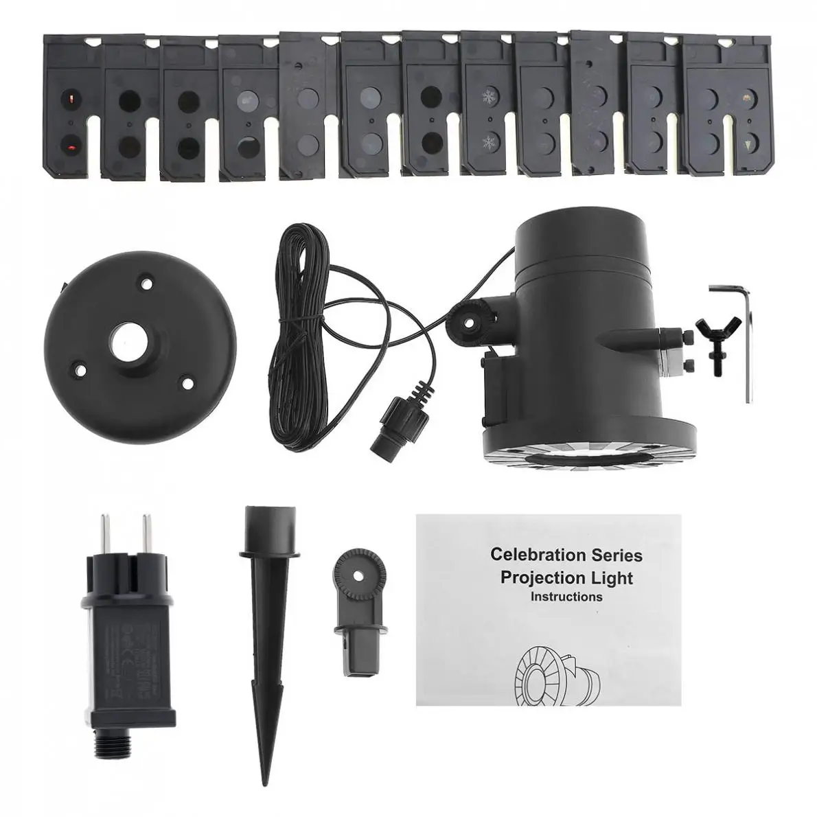 Сценический светильник s Водонепроницаемый напольный 12 горка Рождественский