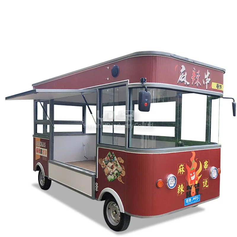 Ресторан трейлер уступке Еда грузовик Халяль Taco Ван электрическая тележка для