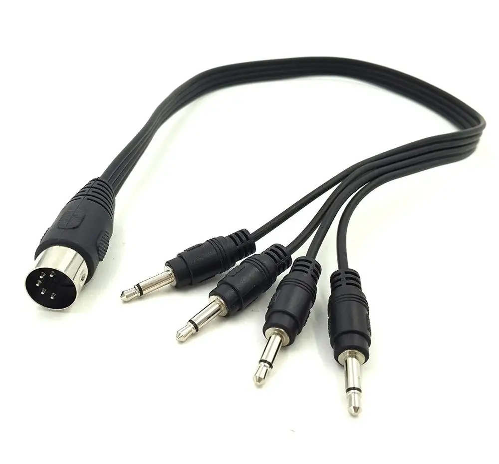 4*3 5 аудио разъем поворотный MIDI ядер адаптер кабель аудиовыход MIDI5 core DIN5P 0 м |