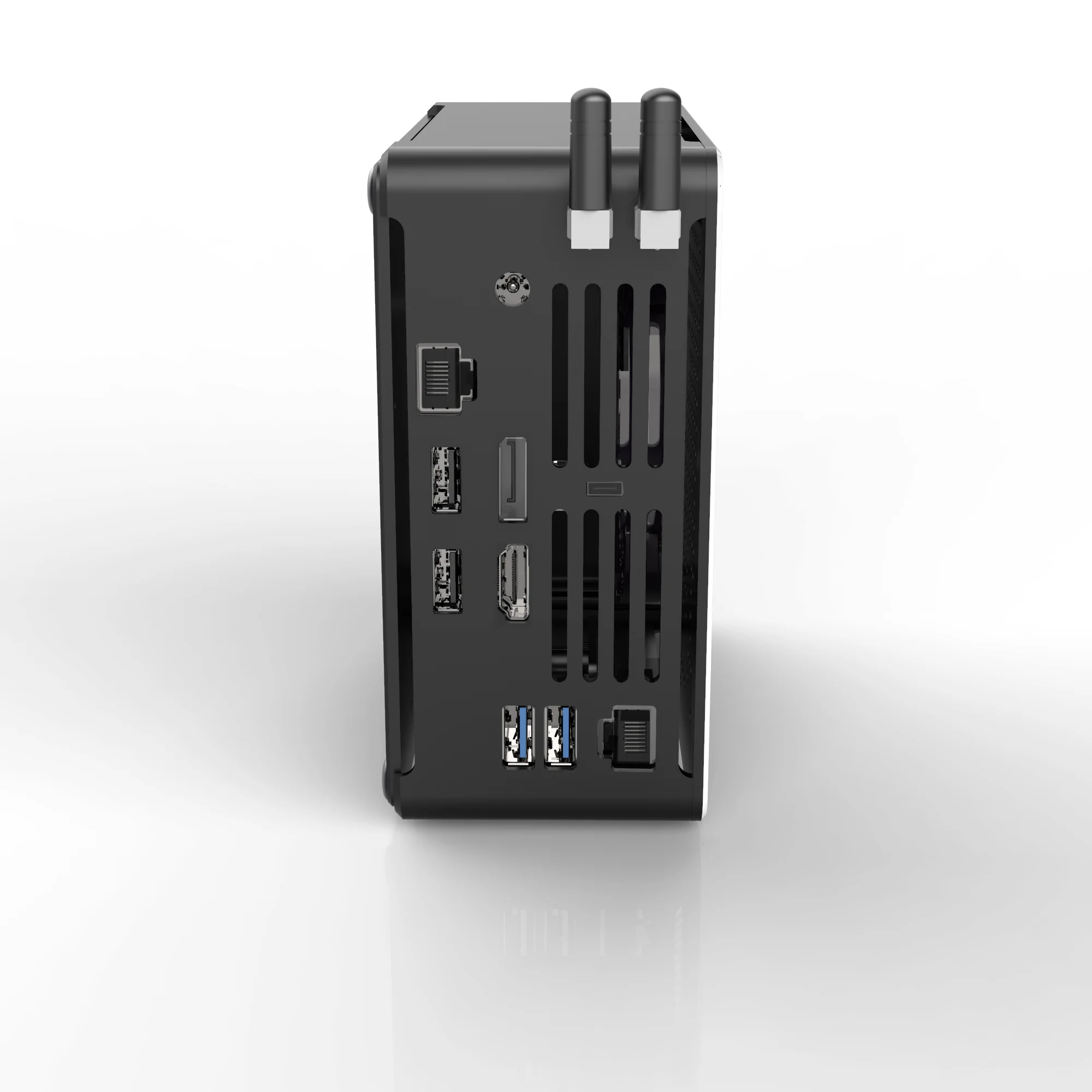 Günstig 9th Mini PC Core I9 9880HK 8950HK 4K HD Windows 10 Pro Client ECC Desktop Linux Tiny Gaming Computer Typ-c USB 3,1 NGFF PCIE