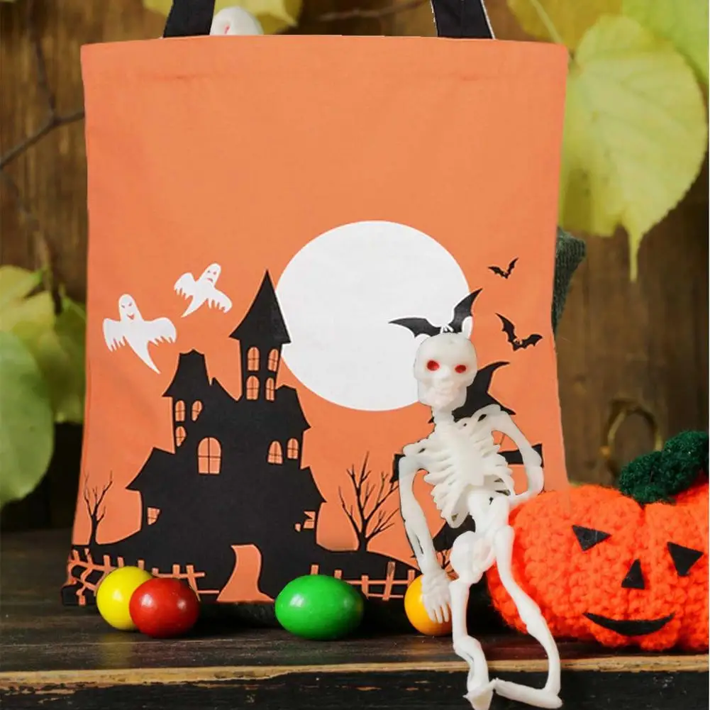 

Halloween Trick or Treat Bag Washable Multifunctional Pouch