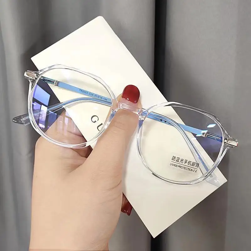 Anti-blue Light Finished Myopia Glasses Fashion Eyeglasses Men Women Unisex Flat Mirrors Diopter 0 -1.0 -1.5 -2.0 -3.0 To -6.0 | Аксессуары