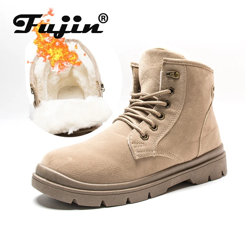 Fujin/женские зимние ботинки Женские Прямая поставка Женская зимняя обувь Новая