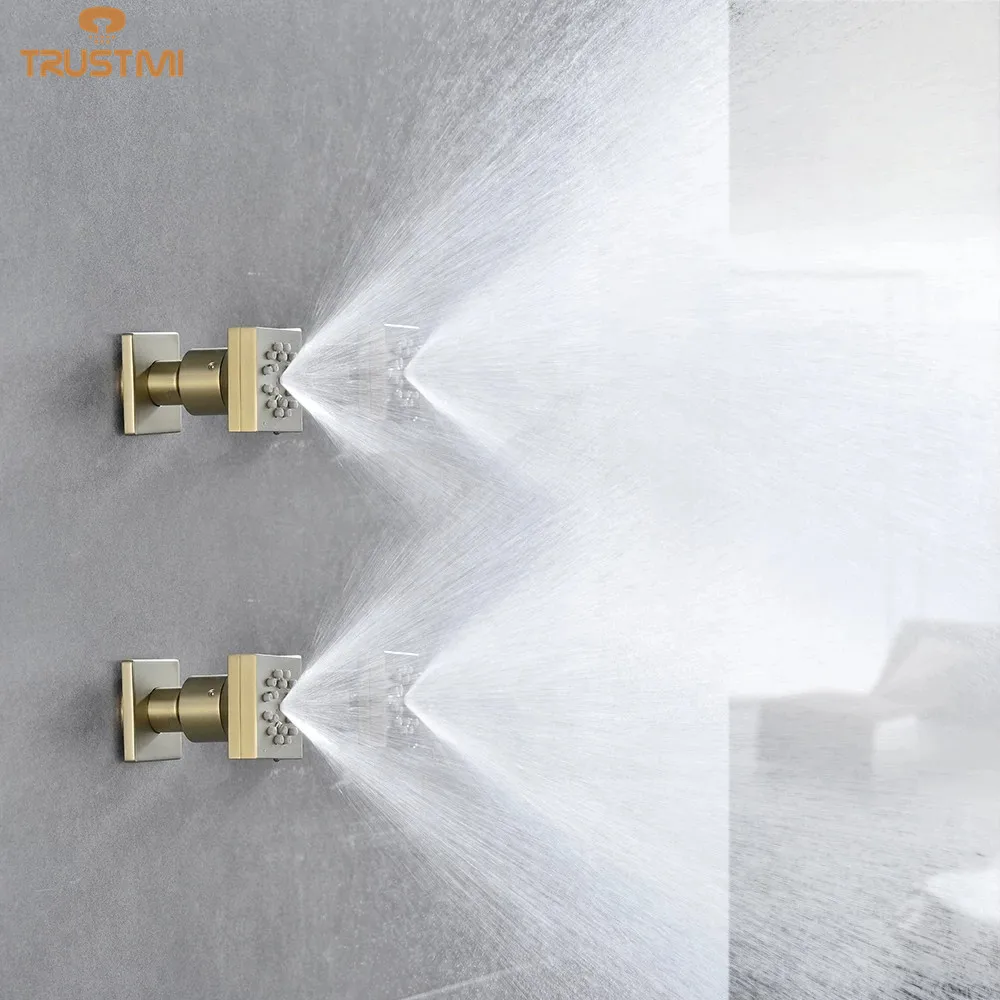 Насадка для душа с эффектом дождя латунная Распылительная насадка спа-процедур