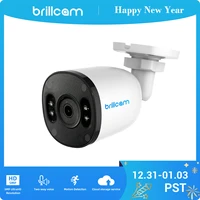 brillcam 5mp ip c%d0%b0mera poe waterproof infrared night vision sd card slot speaker onvif home video surveillance smart outdoor