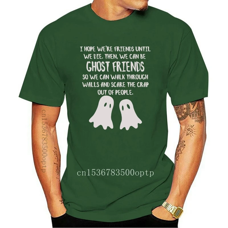 

New Men T Shirt Ghost Friends Women tshirt