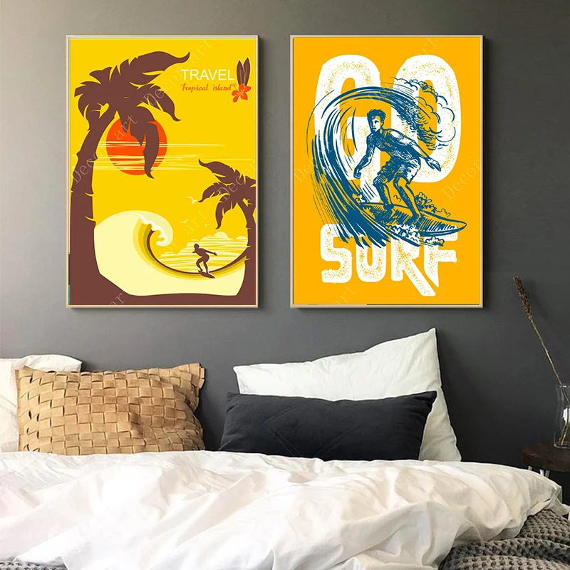 Винтажные настенные постеры из крафт бумаги с покрытием|Рисование и каллиграфия|