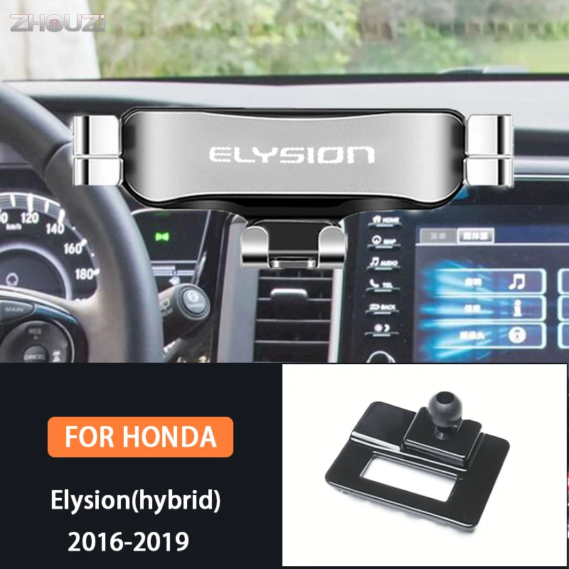 

Car Mobile Phone Holder Mounts GPS Stand Gravity Navigation Bracket For Honda Elysion Hybrid 2016 2017 2018 2019 Car Accessories