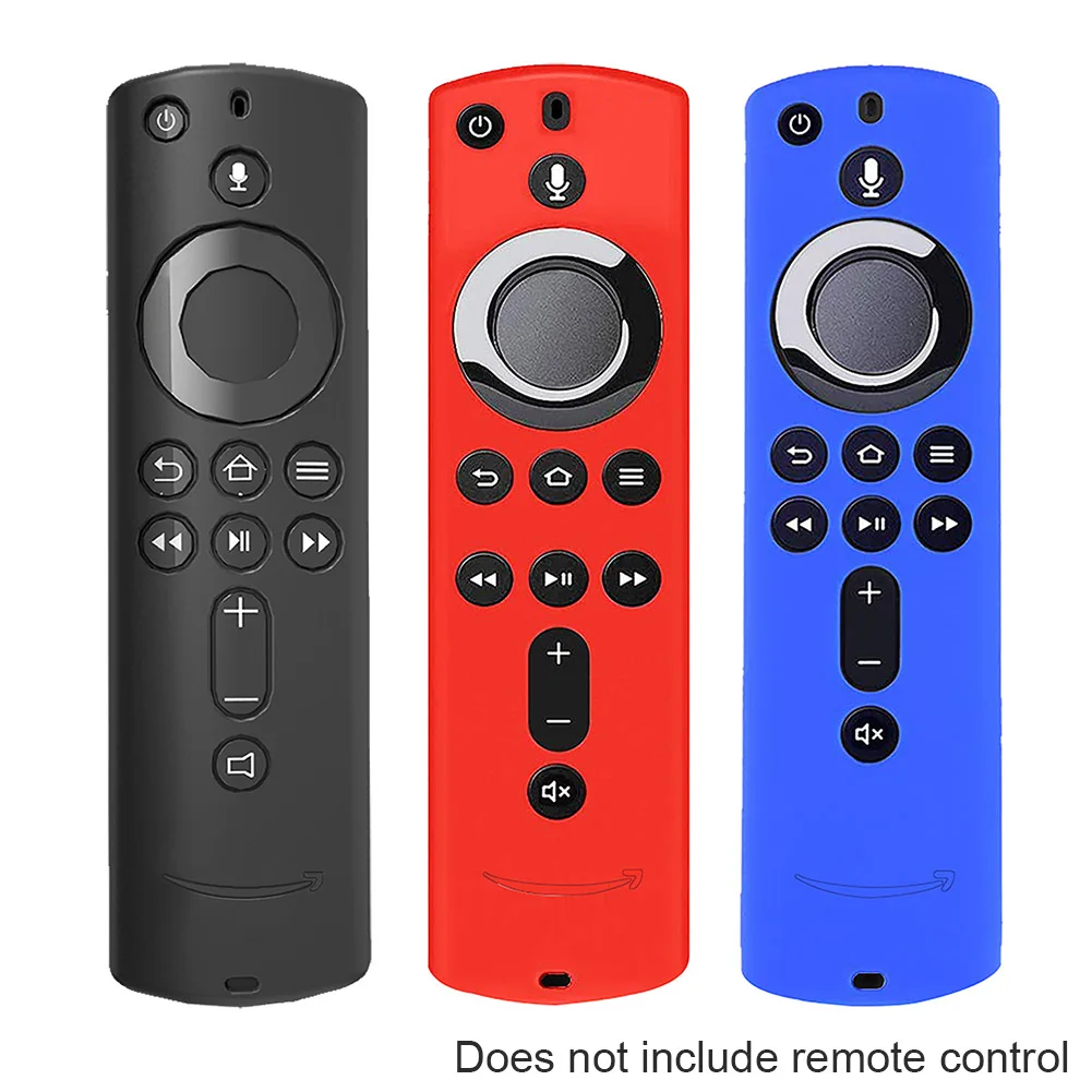 

Silicone Case Cover For Fire TV Stick 4K Fire TV 3rd Generation Fire TV Cube Remote Control Anti-slip Dustproof Shock Protective