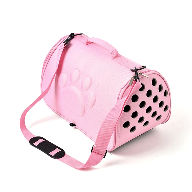

2in1 Pet Carrier with Handle Shoulder Strap Space Capsule Folding Pet EVA Bag with Side Hole for Cat Puppies Outdoor Use FEA889