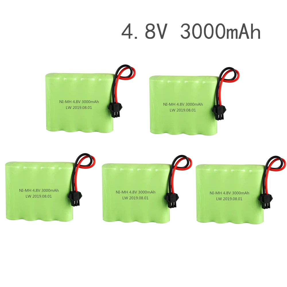 4 8 В 3000 мАч NiMH батарея для Rc игрушки автомобили танки роботы лодки пистолеты