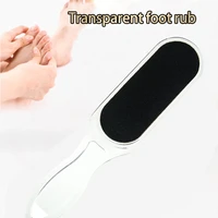 manicure plastic foot frustration manicure foot rub double sided rubbing foot board white handle foot frustration foot rub