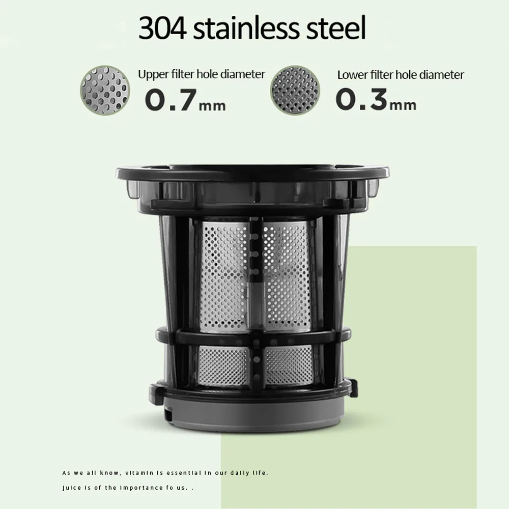 

220V Electric Slow Juicer Portable Blender Fruit Vegetable Extractor Squeezer Orange Juice Maker Filter-Free Exprimidor Batidora