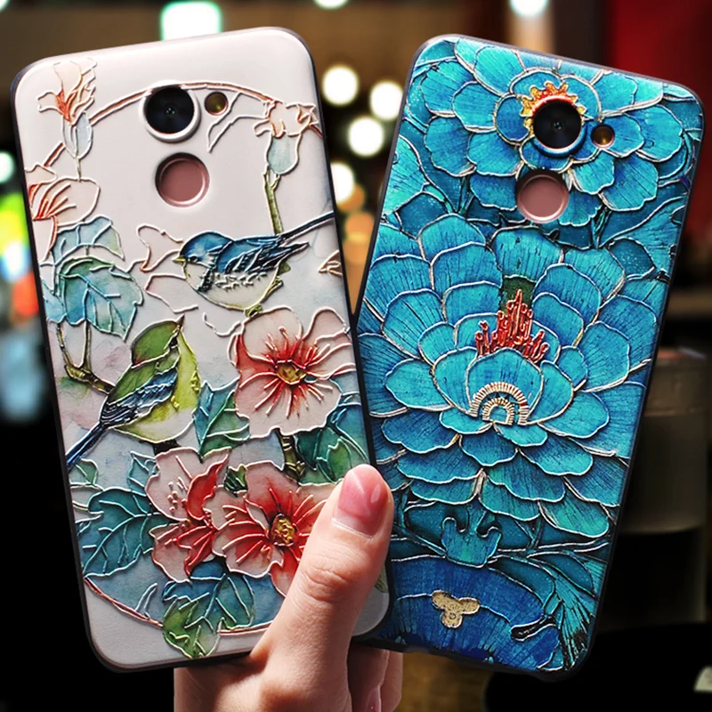 Чехол с 3D тиснением для Huawei P30 P8 P9 P10 Mate 10 20 Pro Lite Mini 2017 Y9 Y6 2018 2019 P Smart Plus Flower P20