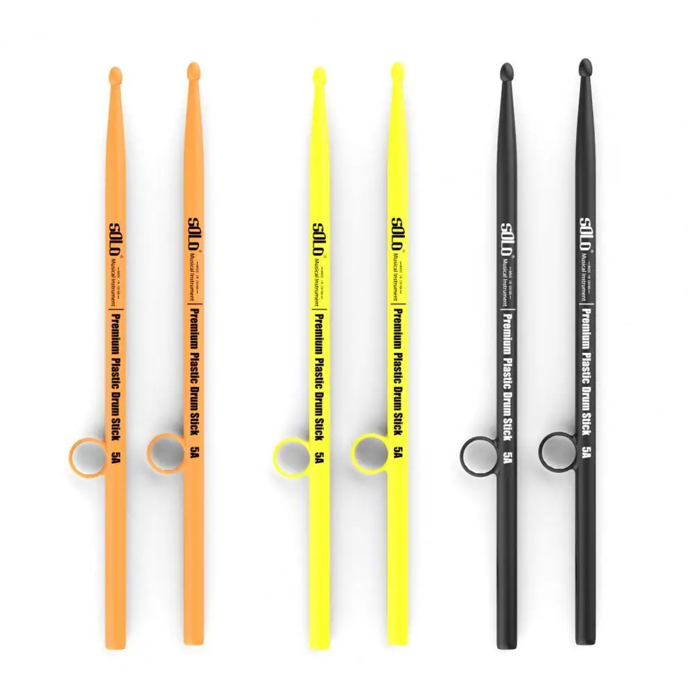 

50% Discounts Hot! 1 Pair Drum Stick Eco-friendly Safe to Use ABS Tip Drumstick Accessories for Drum Player