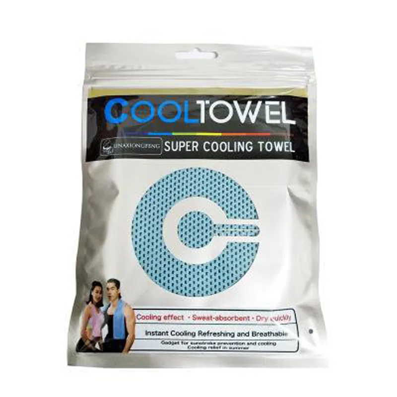 

Unisex Outdoor Fitness Sports Towel, Summer Simple Style Solid Color Instant Cooling Towel for Running Jogging Riding Gym