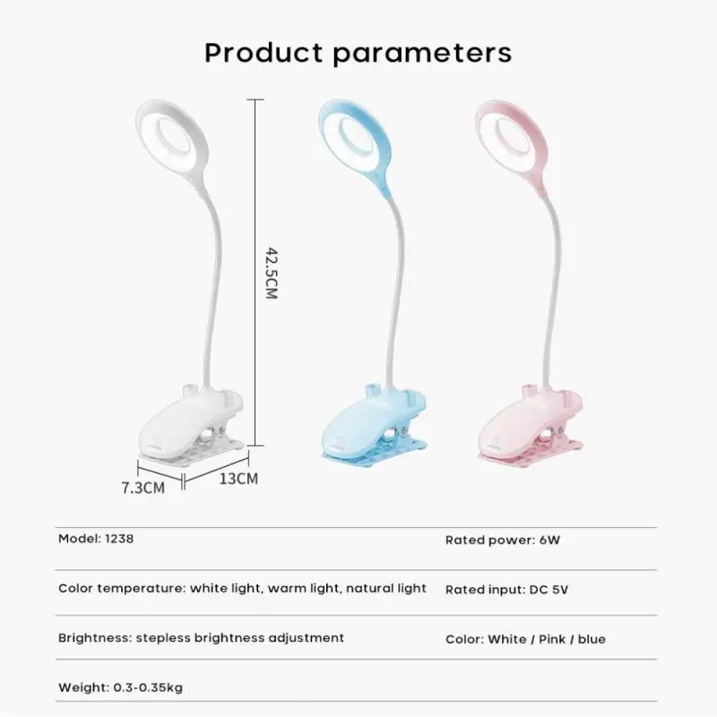 

USB Lamp Table Lamp LED Lamp Table Top Lanterns Flexo Lamps Study Reading Night Light Stepless Brightness Adjustment Soft Light