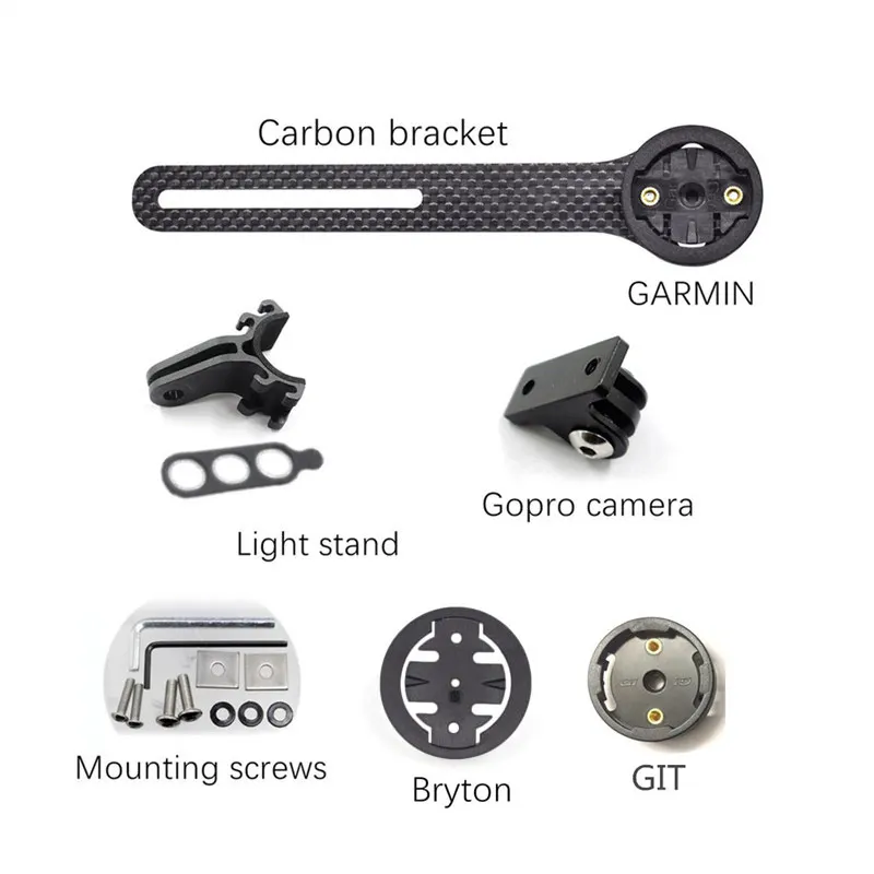 Держатель для компьютера и велосипеда Garmin/bryton/cateye/igpsport + кронштейн видеокамеры
