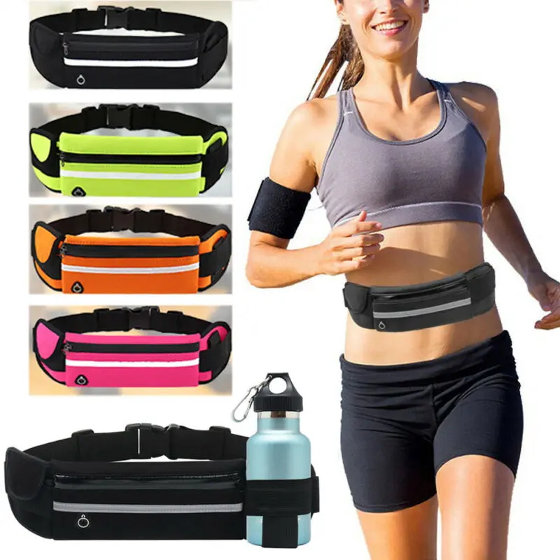 Поясная Сумка для телефона с двумя карманами бега Спортивная дорожная сумка