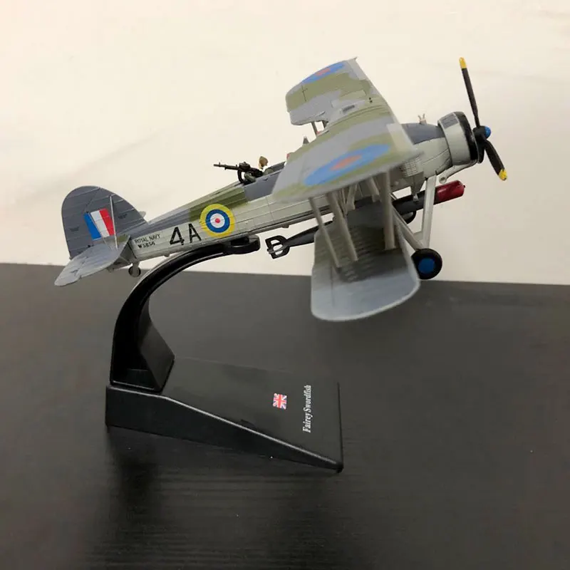 AMER 1/72 масштаб военная модель игрушки Британия Меч-рыба торпеда бомбардировщик истребитель литой металлический самолет модель игрушки для сбора, подарок