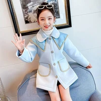 girls babys kids coat jacket outwear 2022 pink thicken spring autumn cotton outdoor comfortable formal overcoat toddler childre