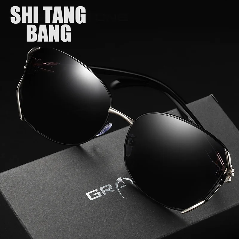 Очки солнцезащитные женские в овальной оправе с лисьим головом|Женские очки| |