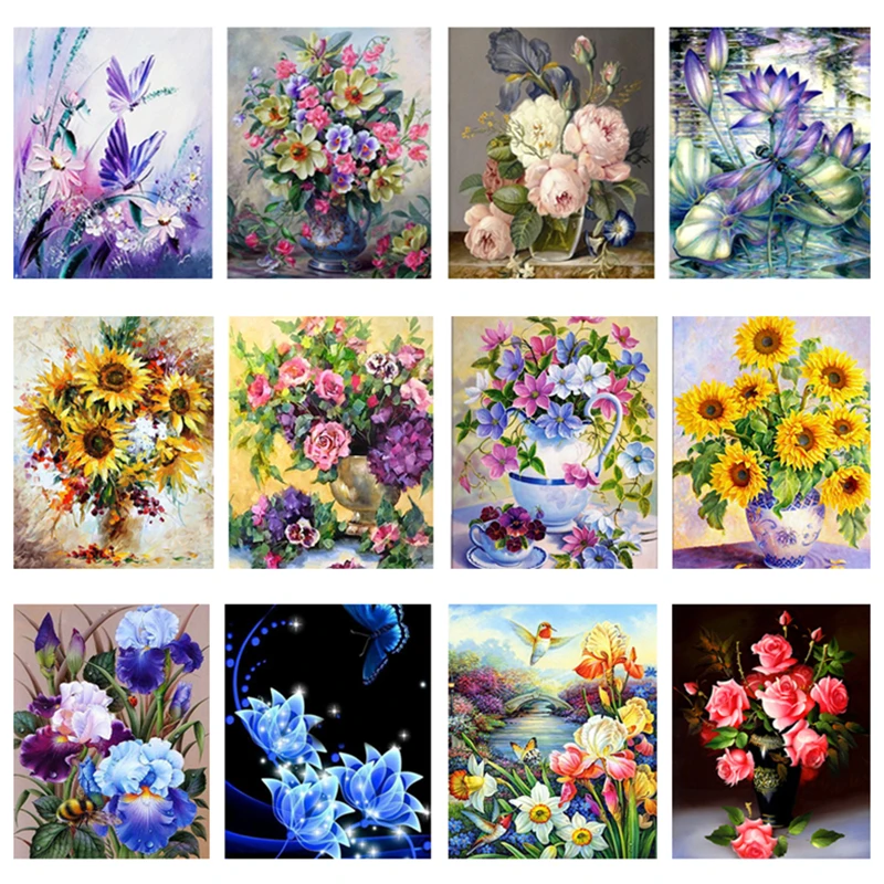 

5D алмазная живопись «сделай сам», цветок, роза, алмазная вышивка ручной работы, вышивка крестиком, домашние украшения на Рождество