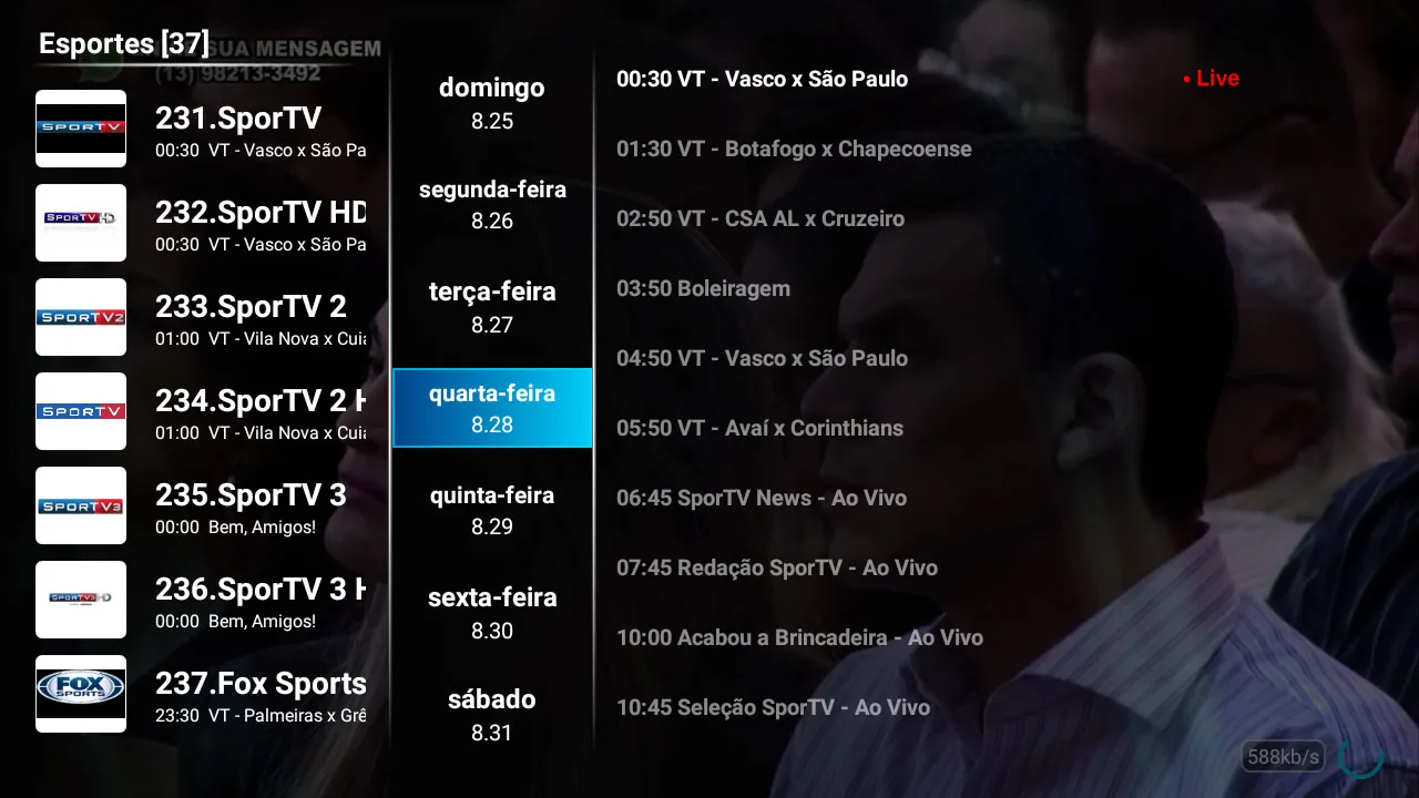 Бразильские IP ТВ каналы IP ТВ код бразильский 220+ 4k Live tv 3000+ Последние VOD фильмы и xxx удивительные фильмы лучше, чем H tv B tv