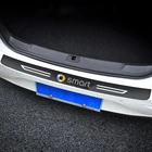 Защитная пленка для багажника автомобиля, наклейка для заднего багажника автомобиля, протектор из углеродного волокна для Smart 451 453 Fortwo Forfour, автомобильные аксессуары