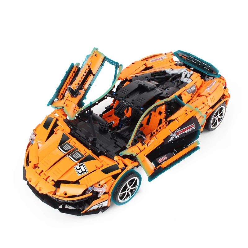 Новый Супер гоночный автомобиль модель Mclaren совместимый дизайн Voiture Moc 16015 IepinSet 20087