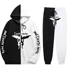 Костюм мужской летний из 2 предметов с принтом тетрадь смерти