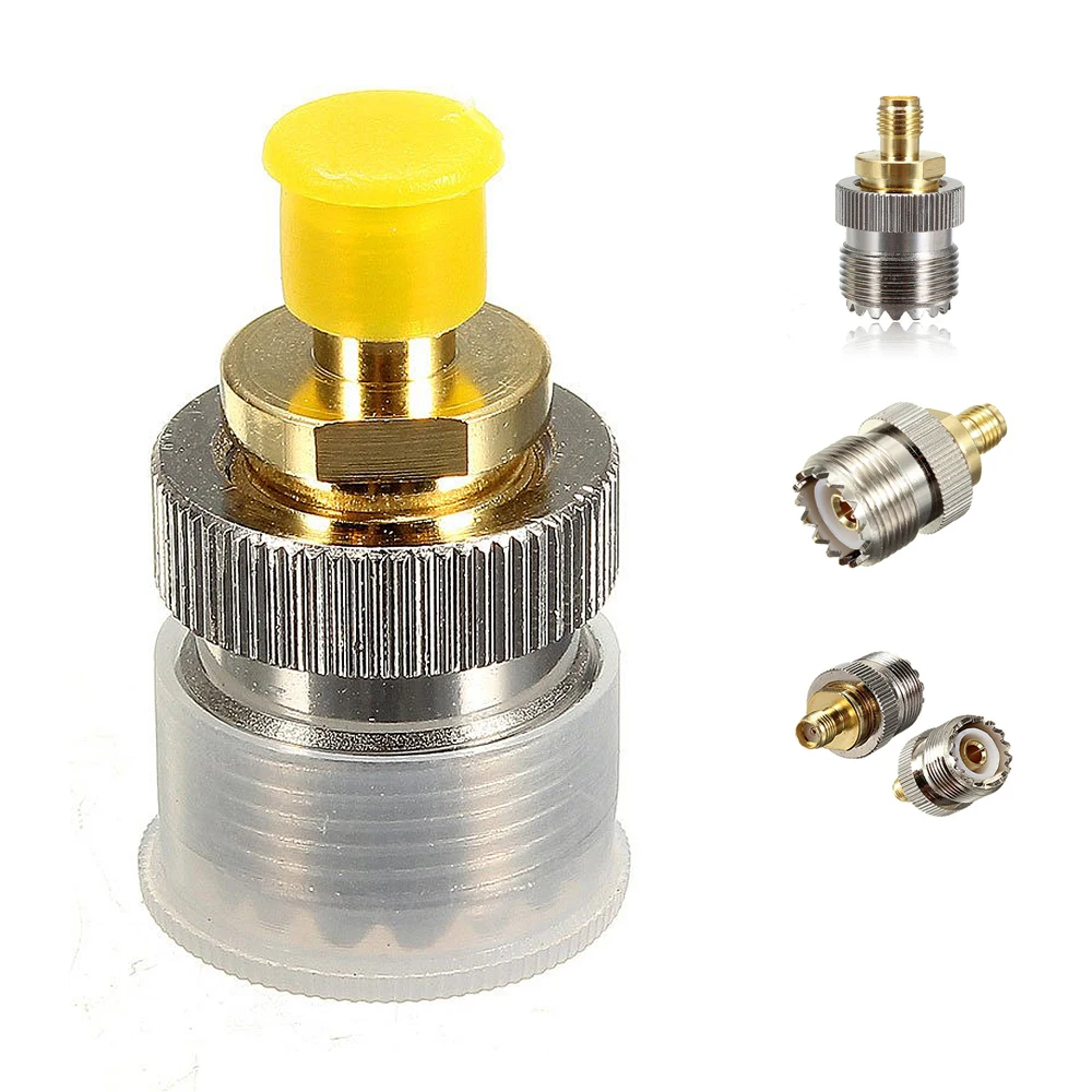 

Адаптер UHF female SO-239 к SMA female alloy RF коаксиальный преобразователь