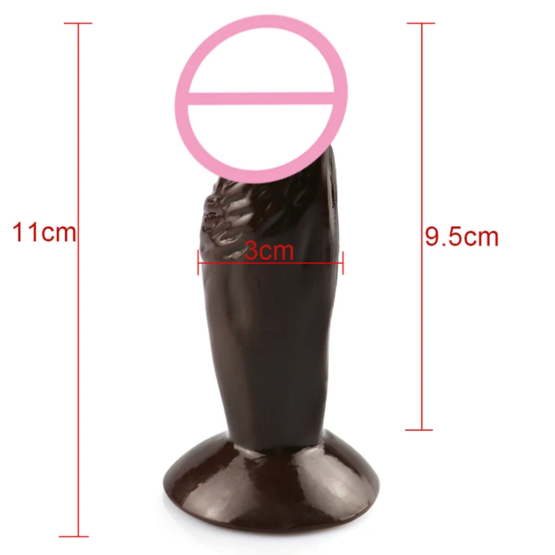 Реалистичный силиконовый пенис для женщин 11 см с сильной присоской женская