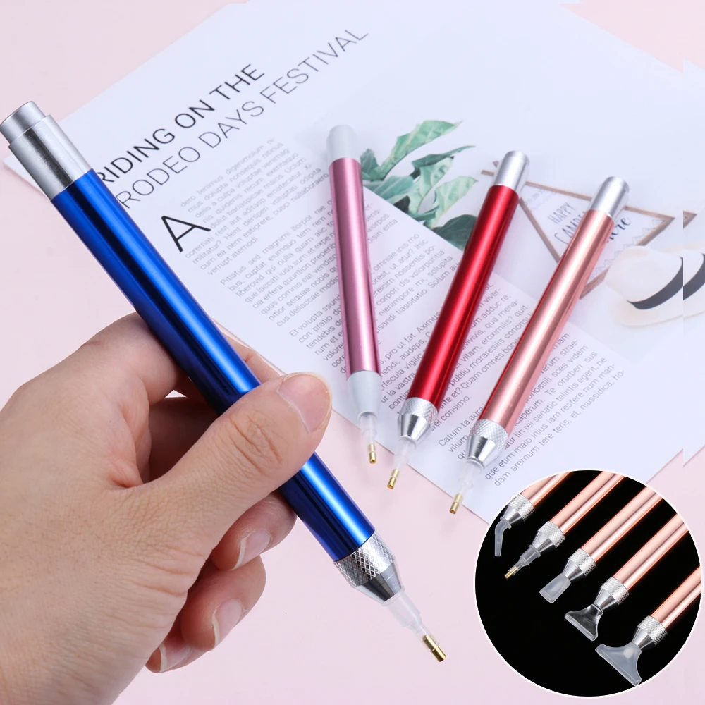 Точечная ручка-дрель с подсветкой ручки со стразами 5D инструмент для рисования